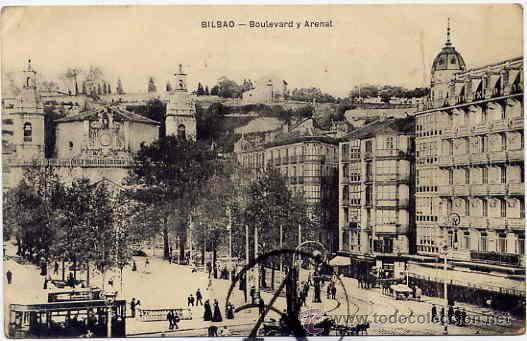 Postales: Bilbao - Boulevard y Arenal. - Foto 1