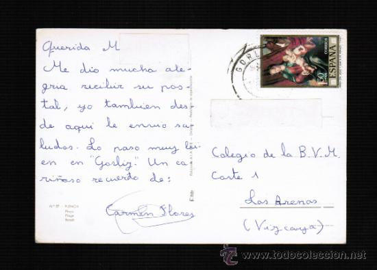 Postales: POSTAL DE VIZCAYA - PLENCIA. - Foto 2