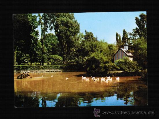 Postales: POSTAL DE BILBAO - ESTANQUE DEL PARQUE - Foto 1