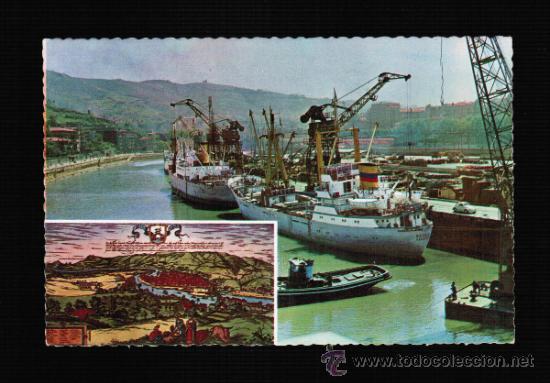 Postales: POSTAL DE BILBAO - BARCOS - Foto 1