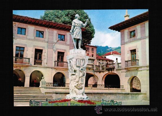 Postales: POSTAL DE VIZCAYA - GUERNICA. MONUMENTO A D. TELLO SR. DE VIZCAYA