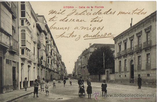 Postales: VITORIA, CALLE DE LA FLORIDA. - Foto 1