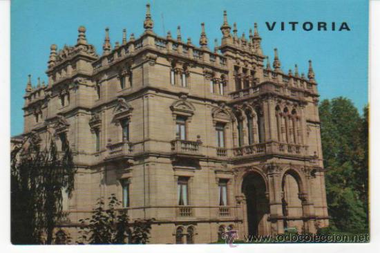 Postales: Postal de Vitoria del  Museo provincial - Foto 1