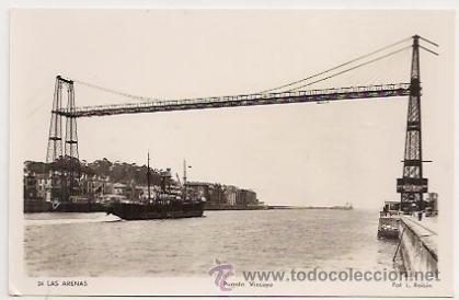 Postales: Las Arenas, postal antigua - Foto 1