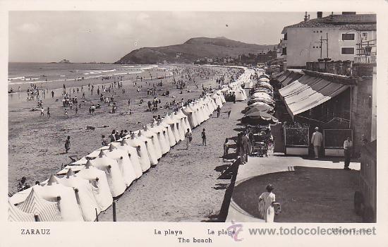 Postales: POSTAL ZARAUZ LA PLAYA - Foto 1