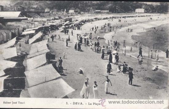 Postales: DEVA (GUIPUZCOA).- LA PLAYA - Foto 1