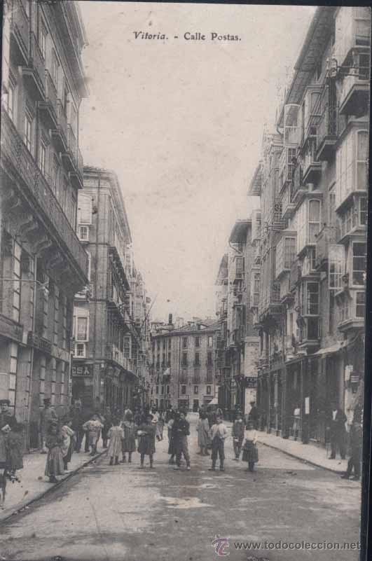 Postales: VITORIA (&Aacute;LAVA).- CALLE POSTAS - Foto 1