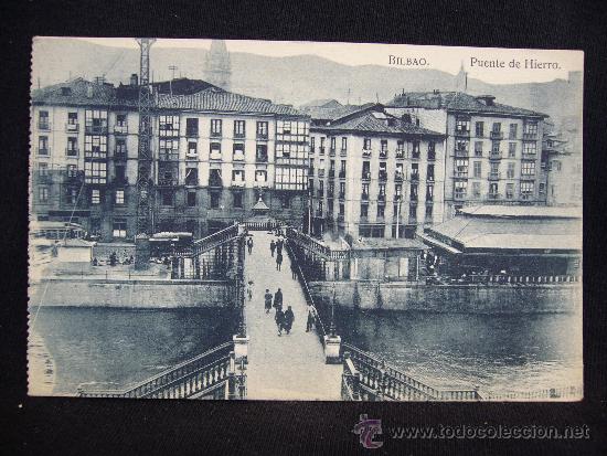 Postales: Postal Puente de Hierro. Bilbao. - Foto 1