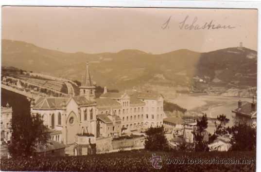 Postais: GUIPUZCOA. SAN SEBASTIAN. Postal fotogr&aacute;fica. Vista parcial. Reverso frances.