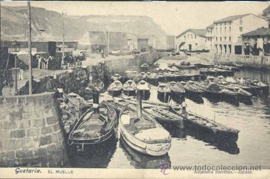 Postales: GUETARIA (GUIPUZCOA).- EL MUELLE - Foto 1