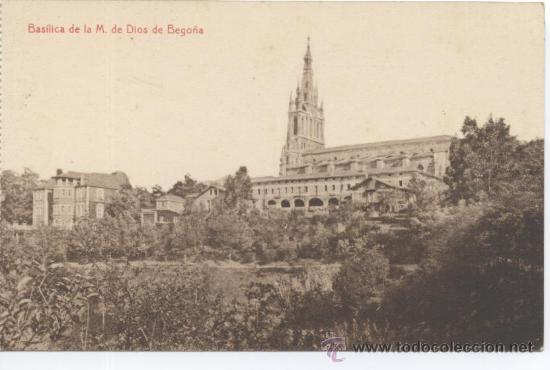 Postales: Bas&iacute;lica de la M. de Dios de Bego&ntilde;a. Bilbao. Thomas. Sin circular. - Foto 1