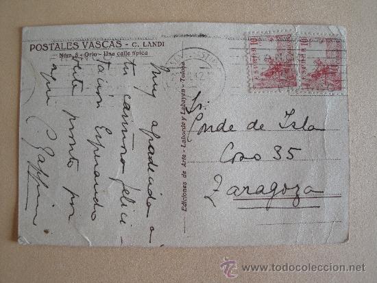 Postales: Orio. Una calle t&iacute;pica. - Foto 2
