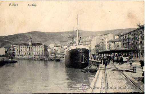 Postales: Bilbao. Sandeja. Circulada en 1910 - Foto 1