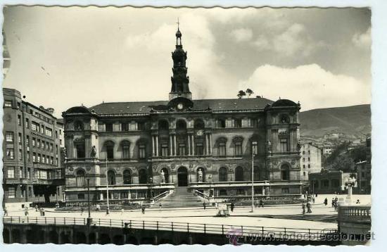 Postales: POSTAL BILBAO AYUNTAMIENTO - Foto 1
