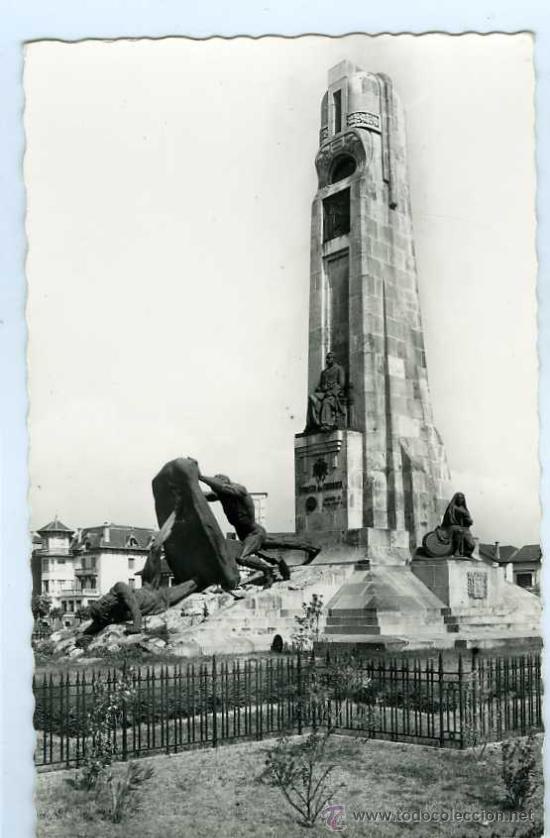 Postales: POSTAL LAS ARENAS MONUMENTO A E CHURRUCA - Foto 1