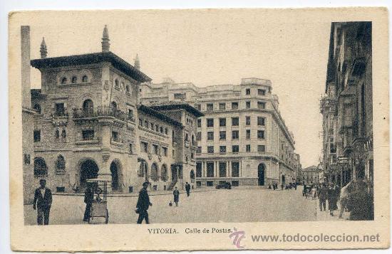 Postales: Vitoria. Calle de Postas. Ediciones M. Arribas - Foto 1