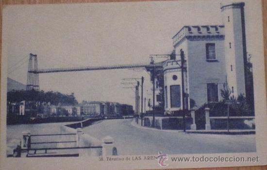 Postales: TARJETA POSTAL BLANCO Y NEGRO T&Eacute;RMINO DE LAS ARENAS BIZKAIA