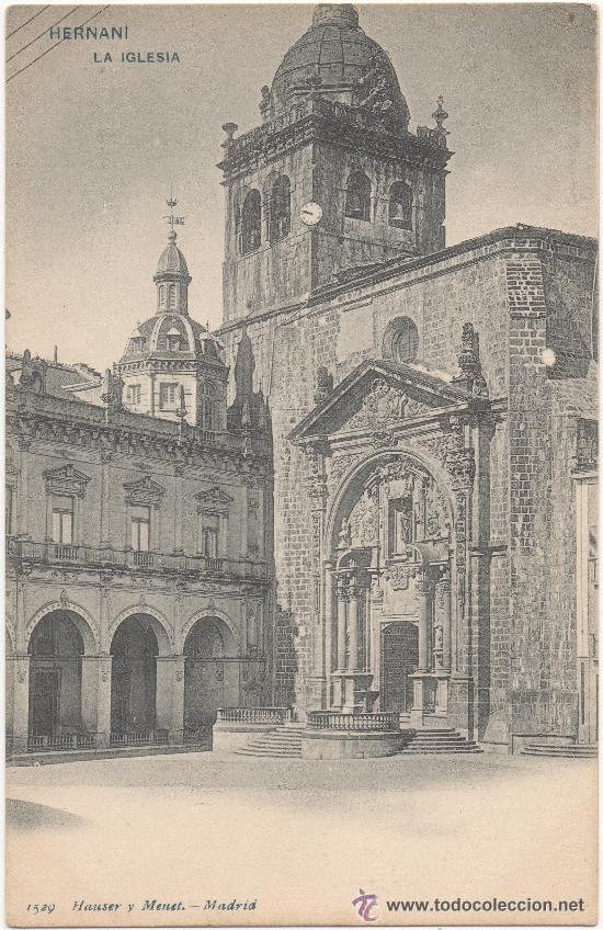Postales: HERNANI.- LA IGLESIA. - Foto 1