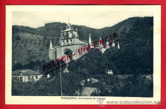 Postales: POSTAL MARQUINA, ALAVA, PARROQUIA DE JEMEIN,   P73267