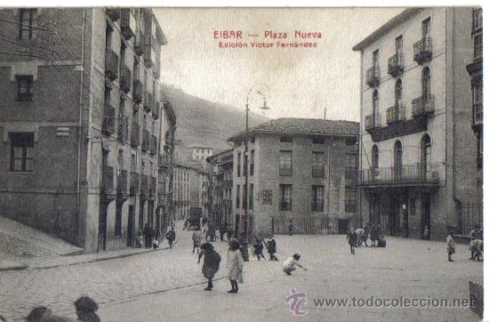Postales: POSTAL DE EIBAR, (GUIPUZCOA), PLAZA NUEVA - Foto 1