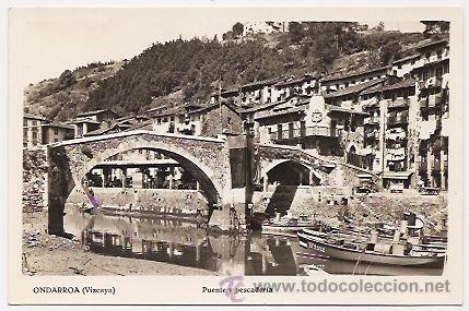 Postales: Ondarroa, postal formato antiguo - Foto 1