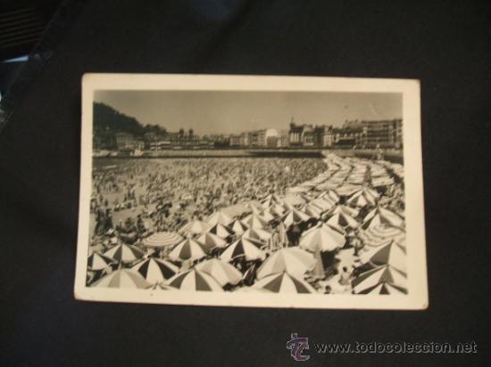 Postcards: VISTA PARCIAL DE LA PLAYA DE LA CONCHA - SAN SEBASTIAN -