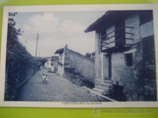 Postales: Fuenterrab&iacute;a . La Muralla. L.Roisin. Postal sin circular - Foto 1