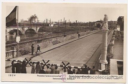 Postales: Ir&uacute;n, frontera. Postal antigua - Foto 1