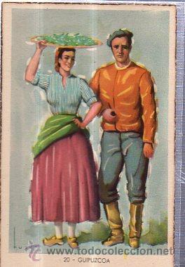 Postcards: TARJETA POSTAL GUIPUZCOA, 20, TRAJES T&Iacute;PICOS, SERIE 5507