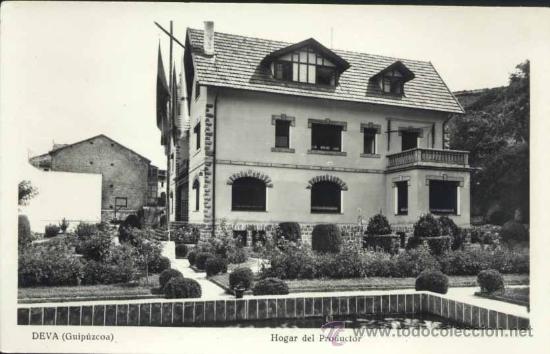Postales: DEVA (GUIPUZCOA).- HOGAR DEL PRODUCTOR - Foto 1