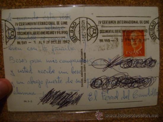 Postales: Postal circulada Bilbao Darvi - Foto 2