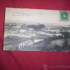 Postales: IRUN VISTA GENERAL 1904 HISTORIA POSTAL TASA FRANQUEO INSUFICIENTE MIXTO ESPAÑA FRANCIA. Lote 36199139