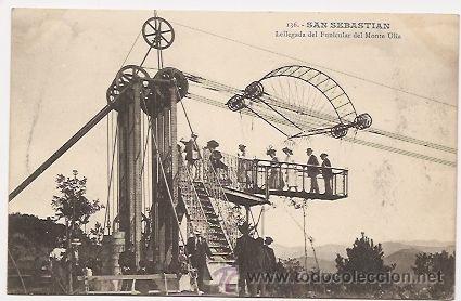 Postales: San Sebasti&aacute;n, funicular Ul&iacute;a - Foto 1