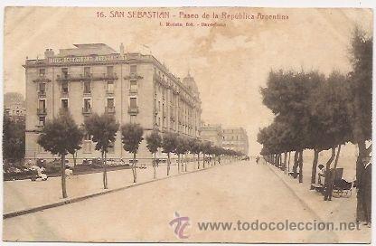 Postales: San Sebasti&aacute;n, postal antigua - Foto 1