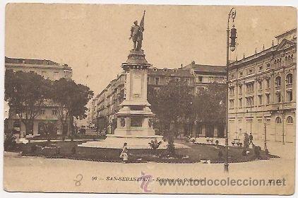 Postales: San Sebasti&aacute;n, postal antigua - Foto 1