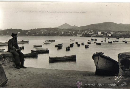 Postales: FUENTERRABIA, EL PUERTO Y VISTA DE HENDAYA
