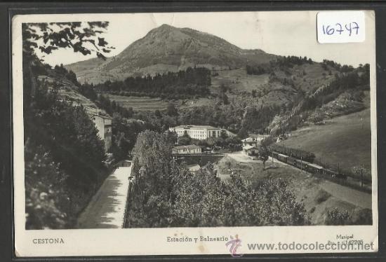 Postkarten: CESTONA - ESTACION Y BALNEARIO - FOTOGRAFICA - (16747)