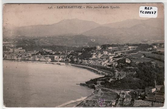Cartes Postales: POSTAL SAN SEBASTIAN. GUIPUZCOA. Vista Parcial desde Ygueldo