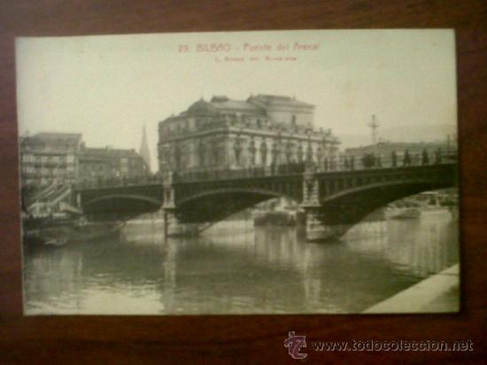 Postkarten: POSTAL BILBAO-PUENTE DEL ARENAL-ROISIN N&ordm; 29-SIN CIRCULAR