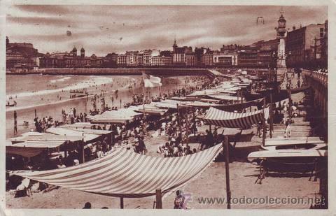 Postales: SAN SEBASTIAN. Playa de la Concha (211). - Foto 1