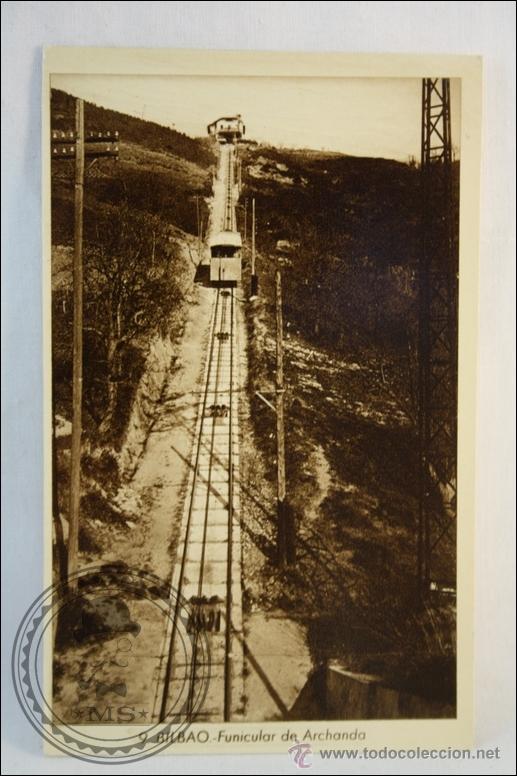 Postales: Postal Bilbao - Funicular de Archanda - Foto 1