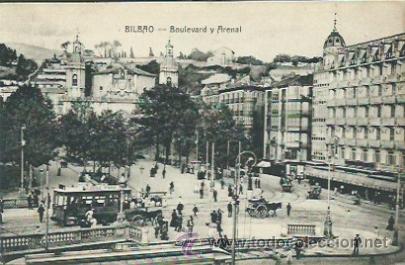 Postales: Bilbao. Boulevard y Arenal - Foto 1