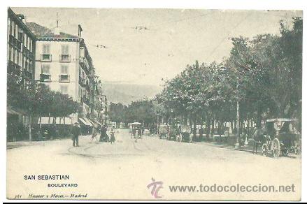 Postales: San Sebasti&aacute;n. Boulevard. - Foto 1