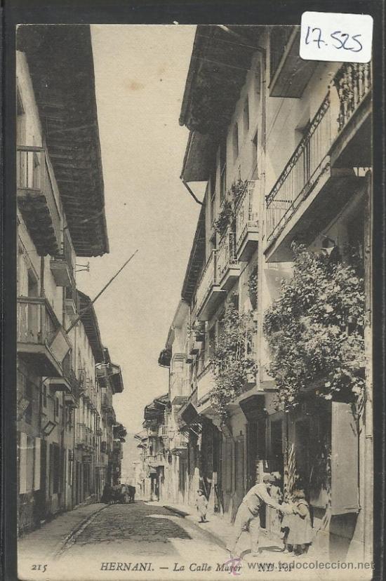 Postales: HERNANI - LA CALLE MAYOR - ND - (17525) - Foto 1