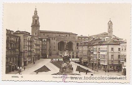 Postales: Vitoria, postal formato antiguo - Foto 1