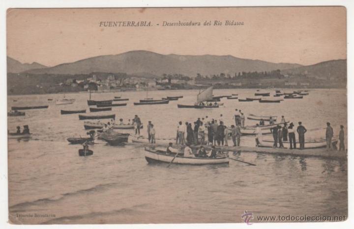 Postkarten: FUENTERRABIA. - Desembocadura del R&iacute;o Bidasoa.