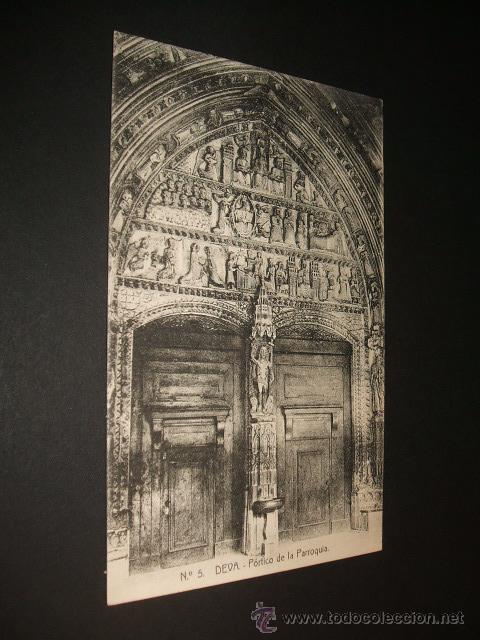 Postales: DEVA GUIPUZCOA PORTICO DE LA PAROQUIA - Foto 1