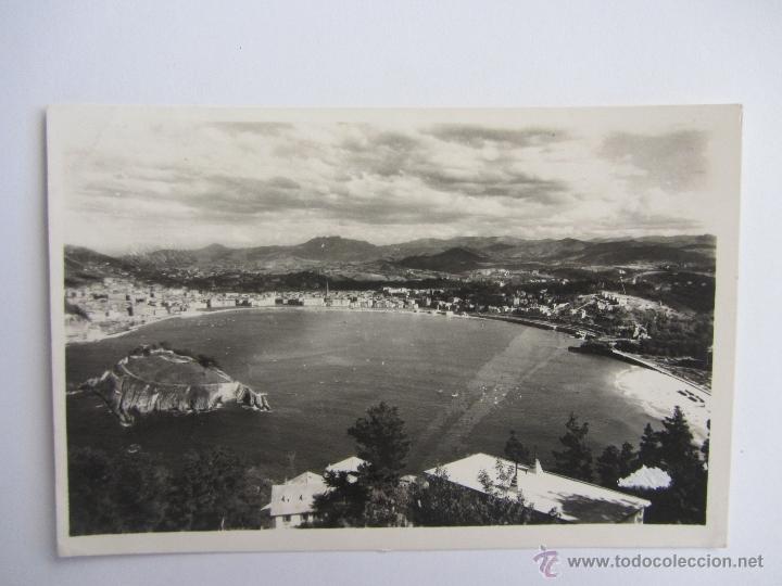 Postcards: Postal fotogr&aacute;fica de San Sebasti&aacute;n.Vista desde el Monte Igueldo. Foto Galarza. Circulada