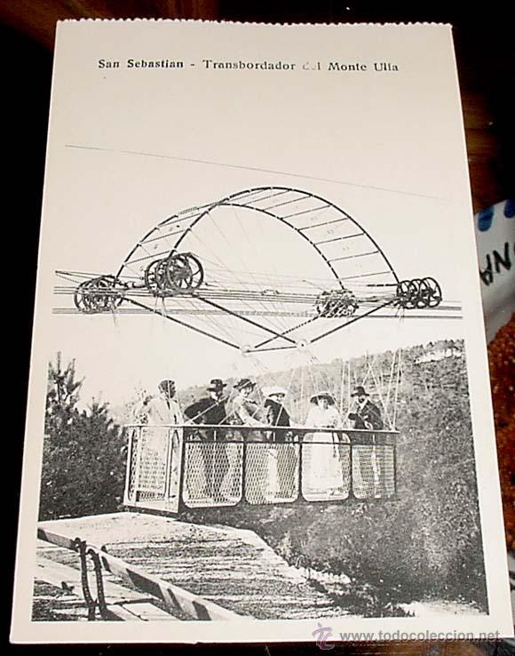 Postcards: ANTIGUA POSTAL SAN SEBASTIAN - TRANSBORDADOR DEL MONTE ULILA - SIN CIRCULAR - ED.MAYOR HERMANOS.