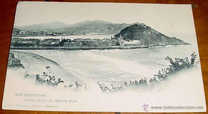 Postcards: ANTIGUA POSTAL DE DE SAN SEBASTIAN - VISTA DESDE EL MONTE ULIA - N&ordm; 912 - NO CIRCULADA - ED. HAUSER